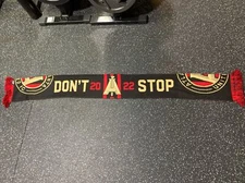 Atlanta United Scarf Ruffneck 5 Stripes Don’t Stop MLS Futbol Club Fringe NWT