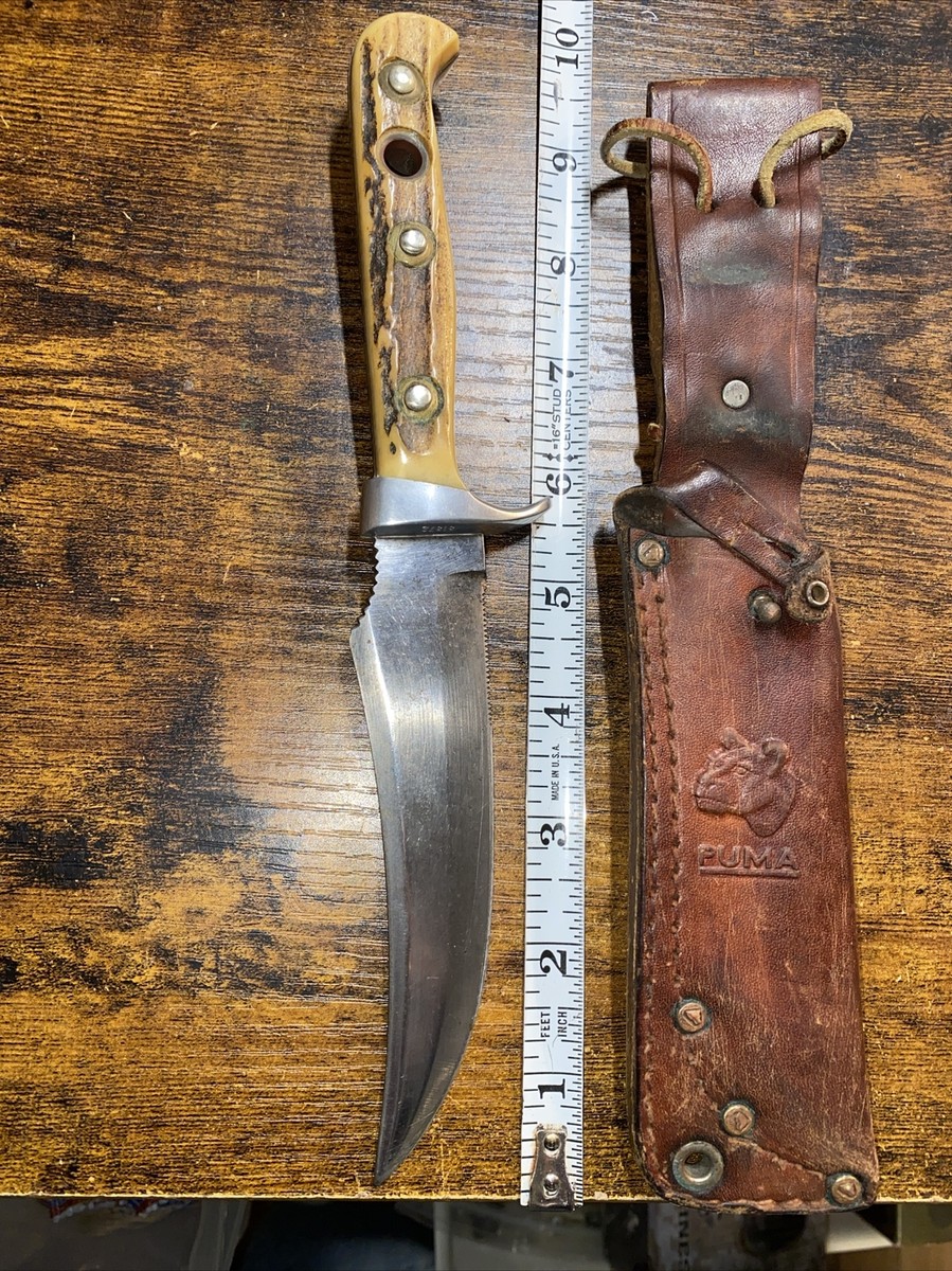 Vintage PUMA 1975 SKINNER Bowie Knife 6393 Handmade Germany