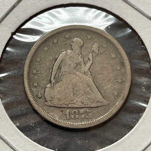 1875 S GENUINE UNITED STATES SILVER 20 CENT PIECE 20C KM# 109
