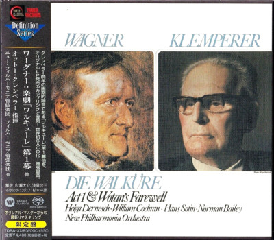 Otto Klemperer SEALED 2 CD(SACD-Hybrid) Wagner Die Walküre - Act 1/Others OBI