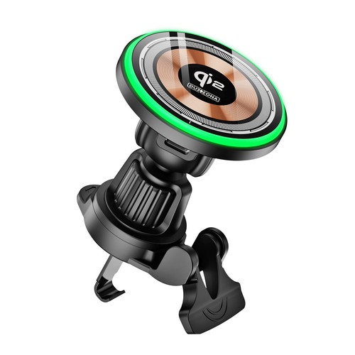 15W Qi2 Magnetic Wireless Charger Car Holder For MagSafe iPhone 16 15 14 13