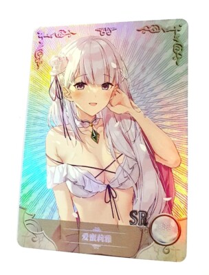 Goddess Story Waifu Card TCG | Emilia - Re:Zero | SR | NS-5M03-089
