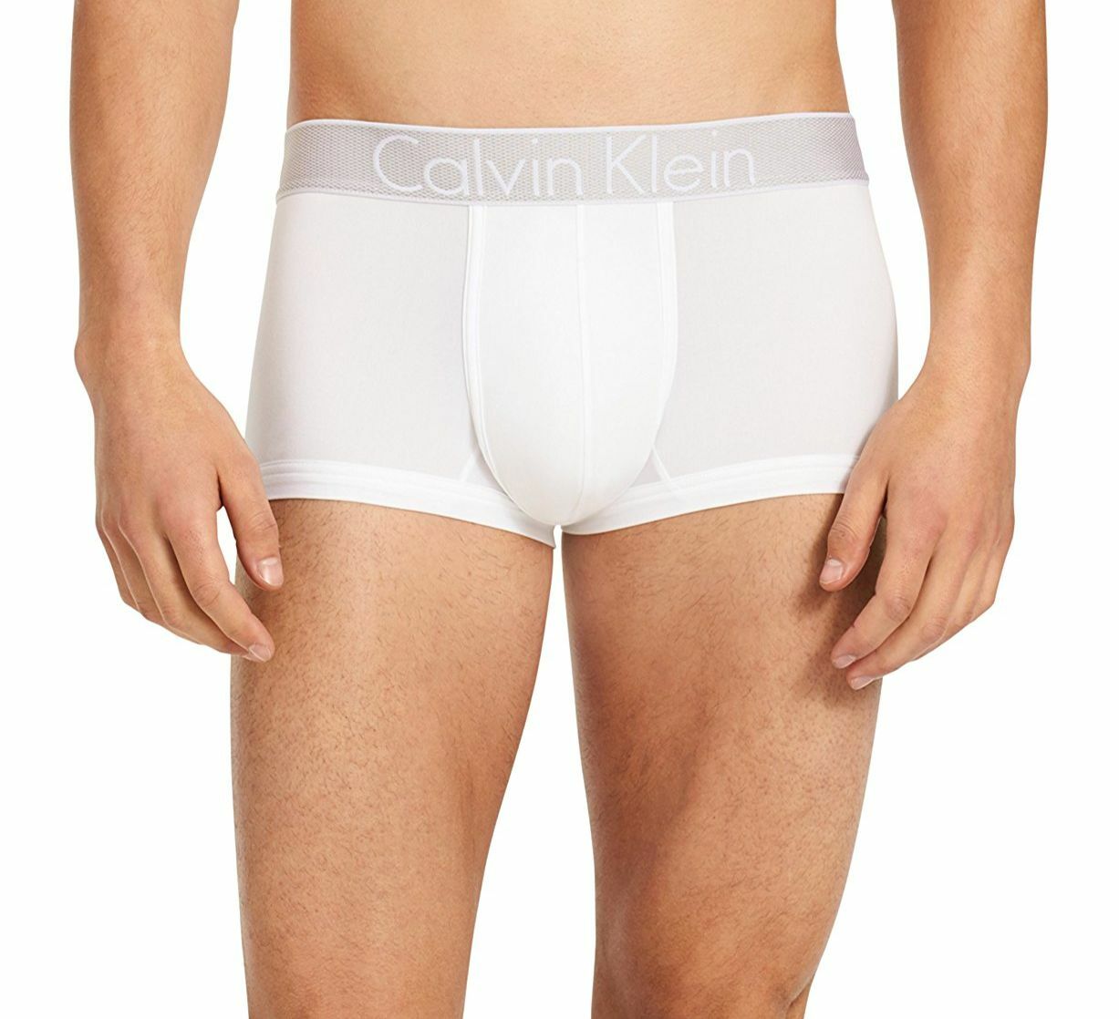 Calvin Klein Customized Stretch Low Rise White Mens Trunk Size Calvin Klein Customized Stretch Low Rise White Mens Trunk Size
