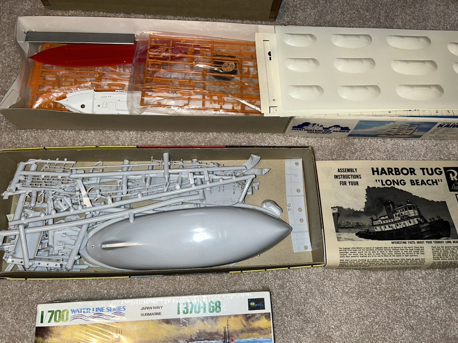 Lot Of 4 Vintage Model Boat Kits eBay