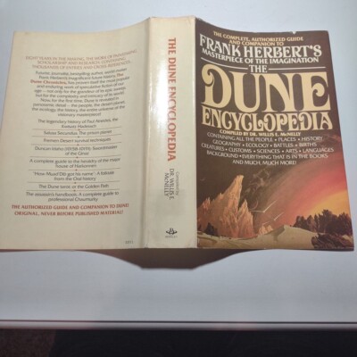 DUNE Encyclopedia Hardcover w/DJ | eBay