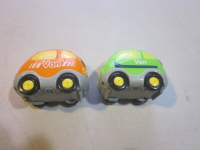 2  VTech Vehicles 2 Vans Orange and Green Van  FREE SHIPPING