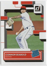 2022 Donruss #59 Connor Seabold Rated Rookie Boston Red Sox Card