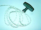 PULL START RECOIL HANDLE & CORD ROPE PETROL ENGINE MOWER WIND ON 6mm UP TO 2.3m