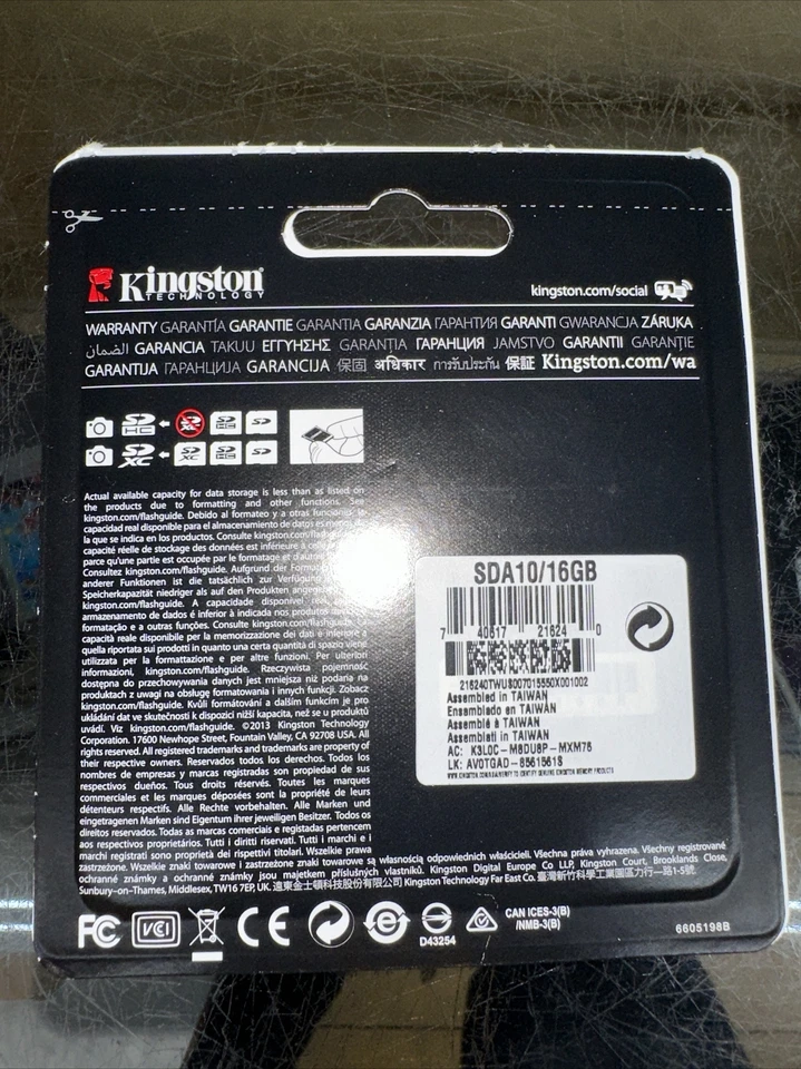 Kingston Ultimate 16GB SDHC Class 10 SD Card - Image 2 of 2
