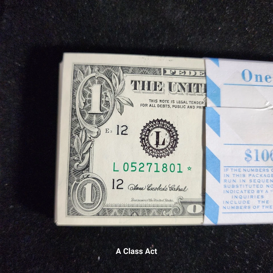 2006  $1 100 Note Star Pack Consecutive Serial #'s San Francisc F 1933 L☆. T8711 - Image 3 of 4