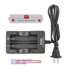 Kastar 2600mAh Battery AC Charger for Zhiyun Gimbal GMB-B117 GMB-B118 Battery