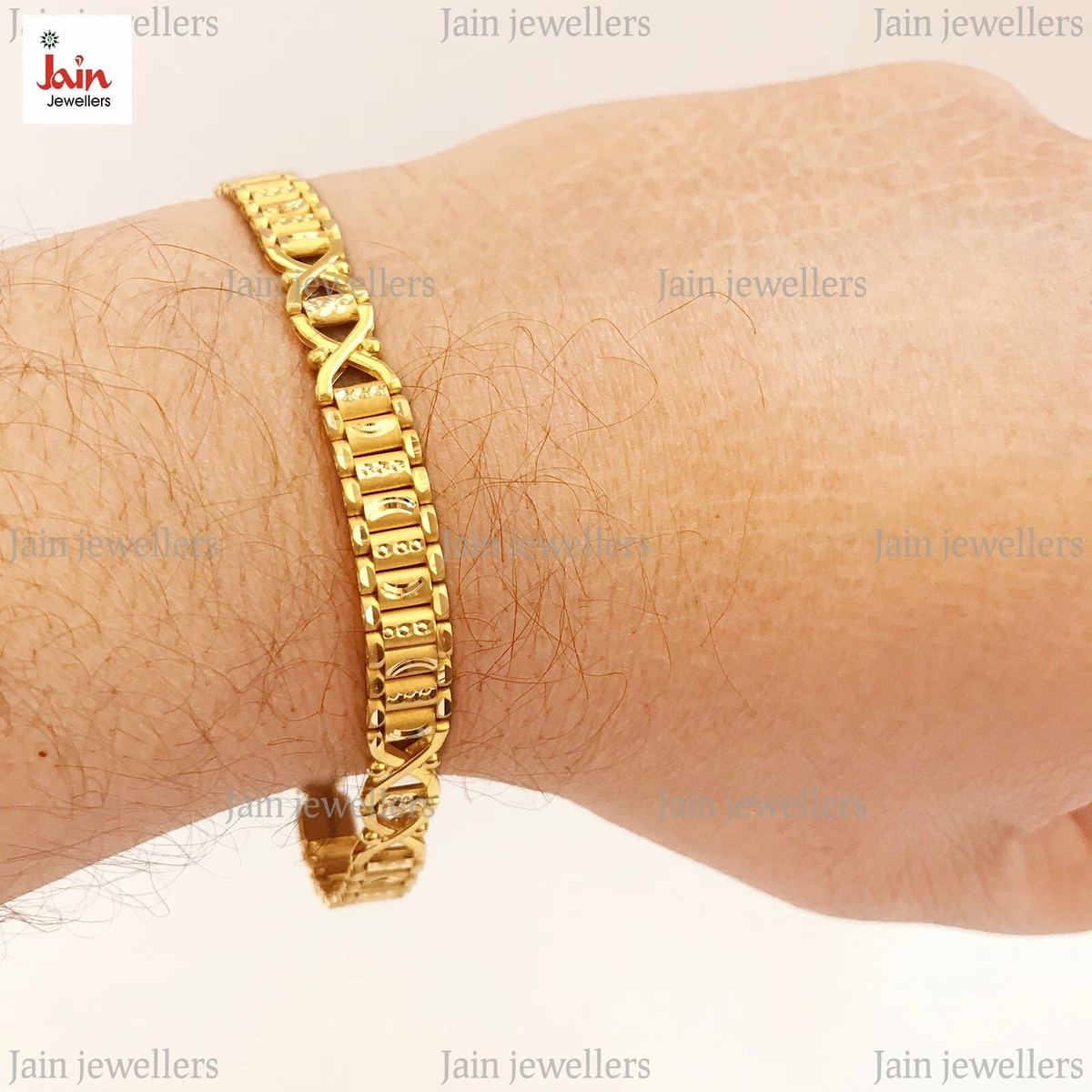 New mens bracelet store designs in gold