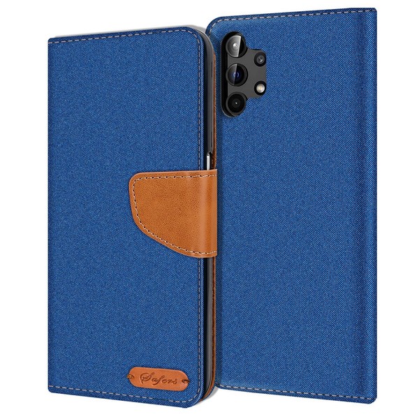 SchutzhüLle FüR Samsung Galaxy A32 5G Flip Case Handy Tasche Klapp HüLle Cover-image