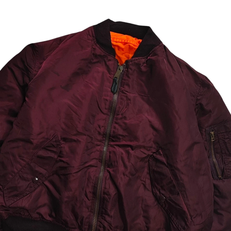 Vintage Alpha Industries MA-1 US Air Force Bomber Jacket - Image 3 of 4