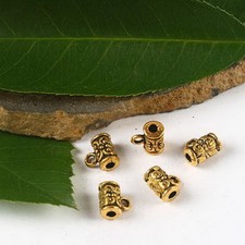 60pcs dark gold-tone small BAIL charms h2218
