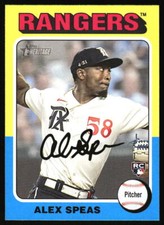 2024 Topps Heritage Alex Speas Rookie #274 Texas Rangers