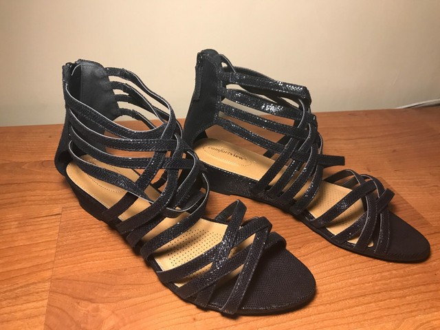 comfortview gladiator sandals