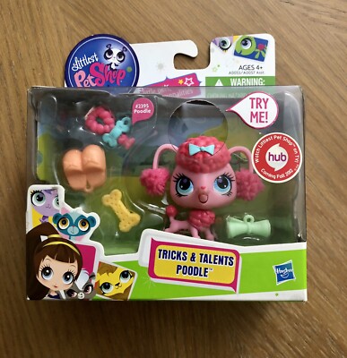 New Littlest Pet Shop LPS Tricks & Talents Poodle 2395 Hasbro 2011