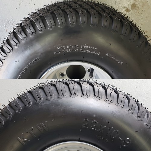 off road Go Kart TIRE RIM WHEEL Assemblies 22x10.008 All Terrain A505