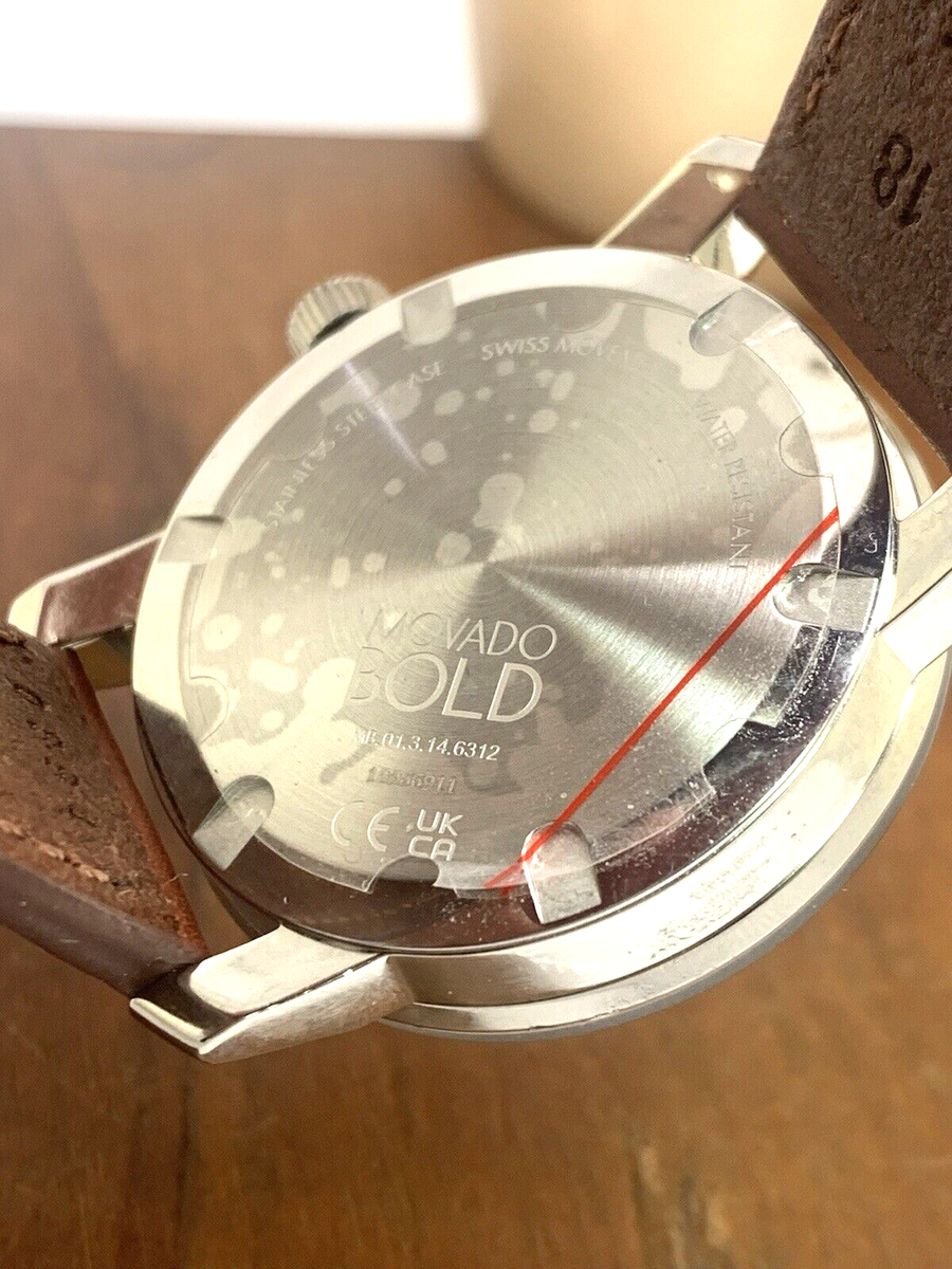 Movado Bold Swiss Cognac Leather Strap Women\'s Watch 3600379 Movado Women main image 4