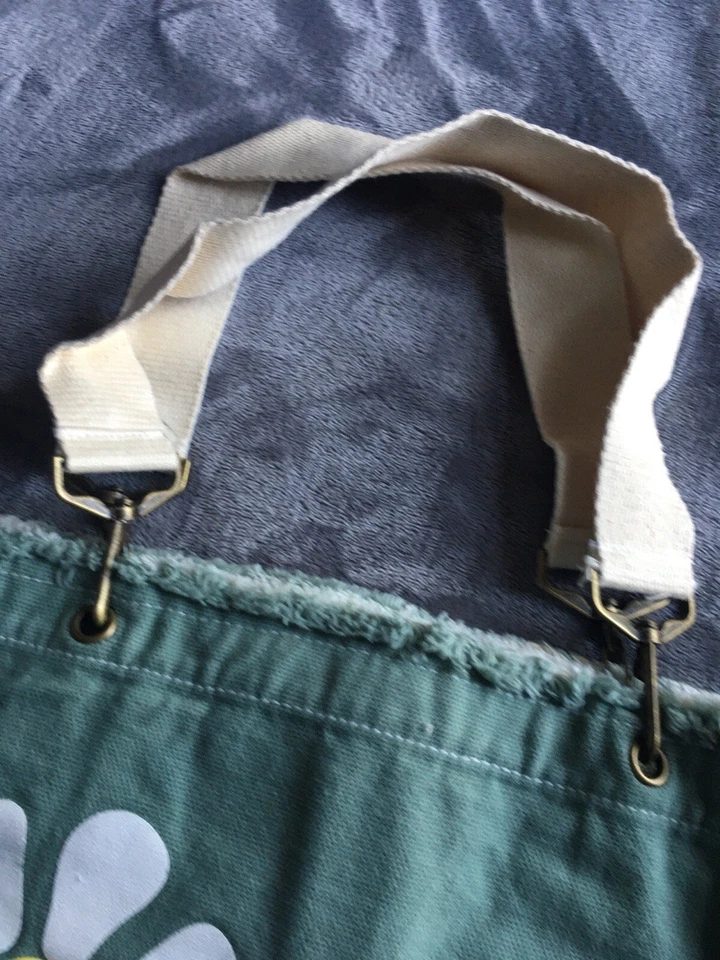 Bible Verse Tote Bag Green 100% Cotton  - Image 3 of 4