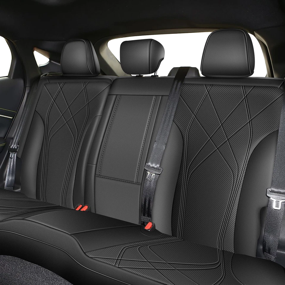 Car 5-Seat Covers Cushion Protector Pad For 2021-2026 Ford Mustang Mach-E Black Foto 3 de 4
