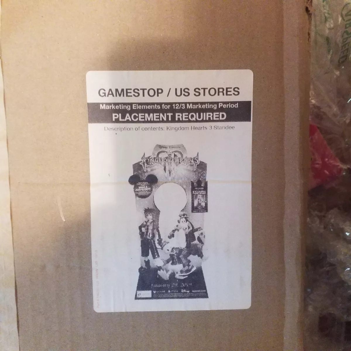 Kingdom hearts best sale 3 gamestop box