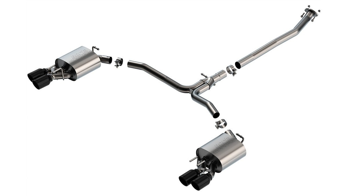 Borla 140853BC S-Type Catback Exhaust for 2018-2024 Toyota Camry