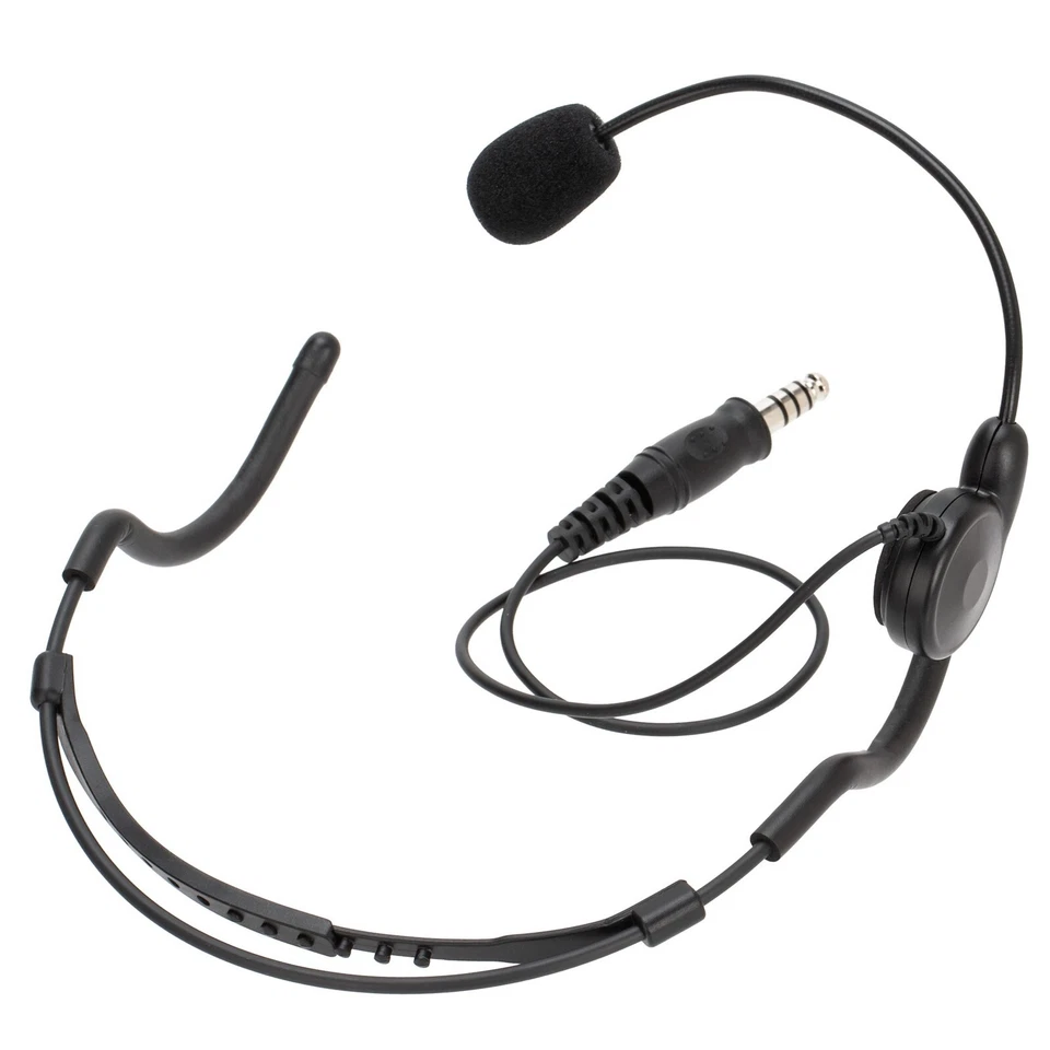 U94 PTT Radio Headset Earpiece For Yaesu Vertex VX-6R VX-7R FT-270R - Image 4 of 4