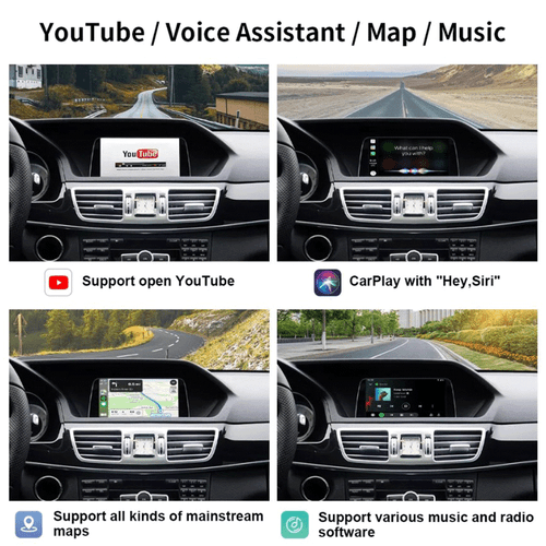 Wireless CarPlay Android Auto Interface for Mercedes Benz NTG4.5/4.7 System - Foto 6 di 8