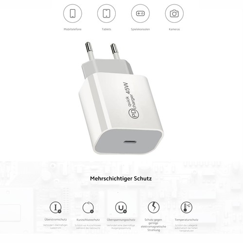 für Samsung Galaxy Tab S10 S9 S8 S7 45W Usb C SuperSchnelllladegerät Ladekabel - Bild 6 von 6