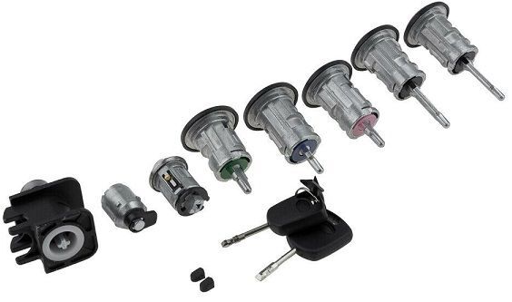Kit serrures de porte 2T1AV22050AD barillet de verrouillage avec clés pour fourgonnette