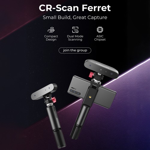 Creality Skaner 3D CR-Scan Ferret do drukowania 3D Upgrade do skanowania 30 fps - Zdjęcie 8 z 12