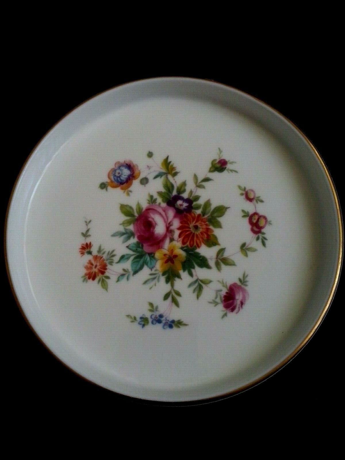 Marlow Minton England 1793 Bone China Wine Bottle Coaster 51/4" eBay