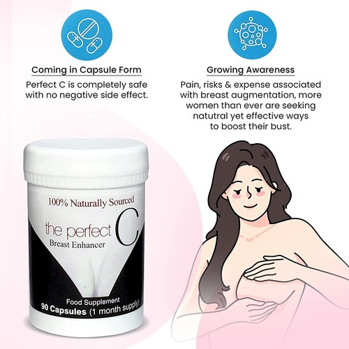 The Perfect C Breast Enhancer & Breast Growth Natural Capsules- 1 Months Supply - 第 4/5 張圖片