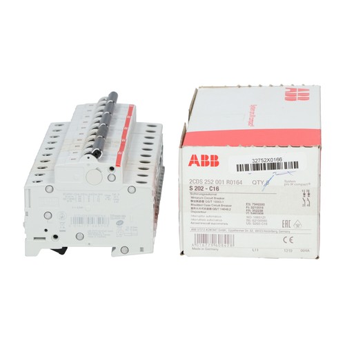 Abb 2CDS252001R0164 Miniature Circuit Breaker 2P New NFP (5pcs) - 第 1/10 張圖片