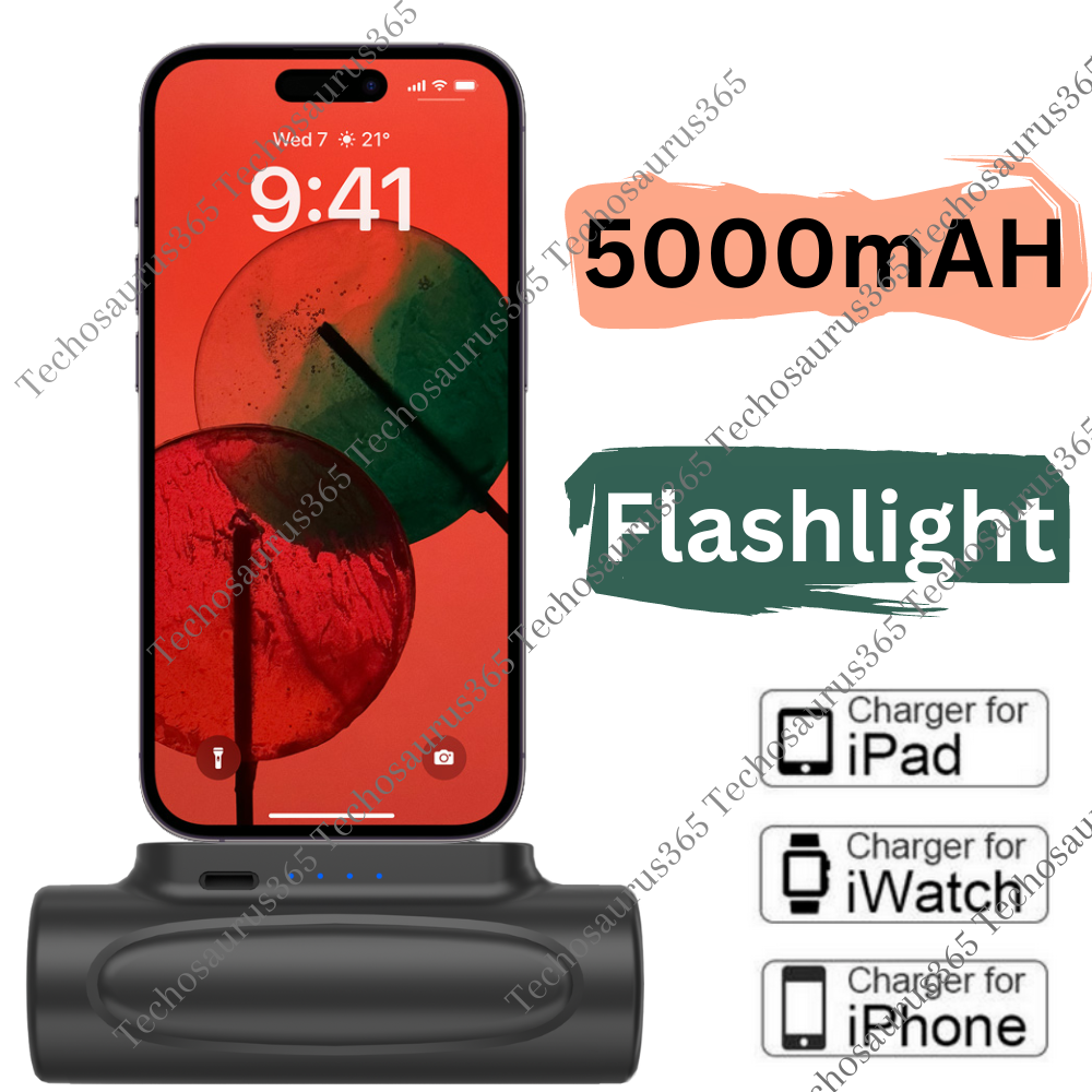 5000mAh Portable Power Bank External Battery Fast Charger For Apple iPhone 14 13