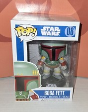 Star Wars #0008 Funko POP! Boba Fett *Super Rare/Blue Box/1st Edition*