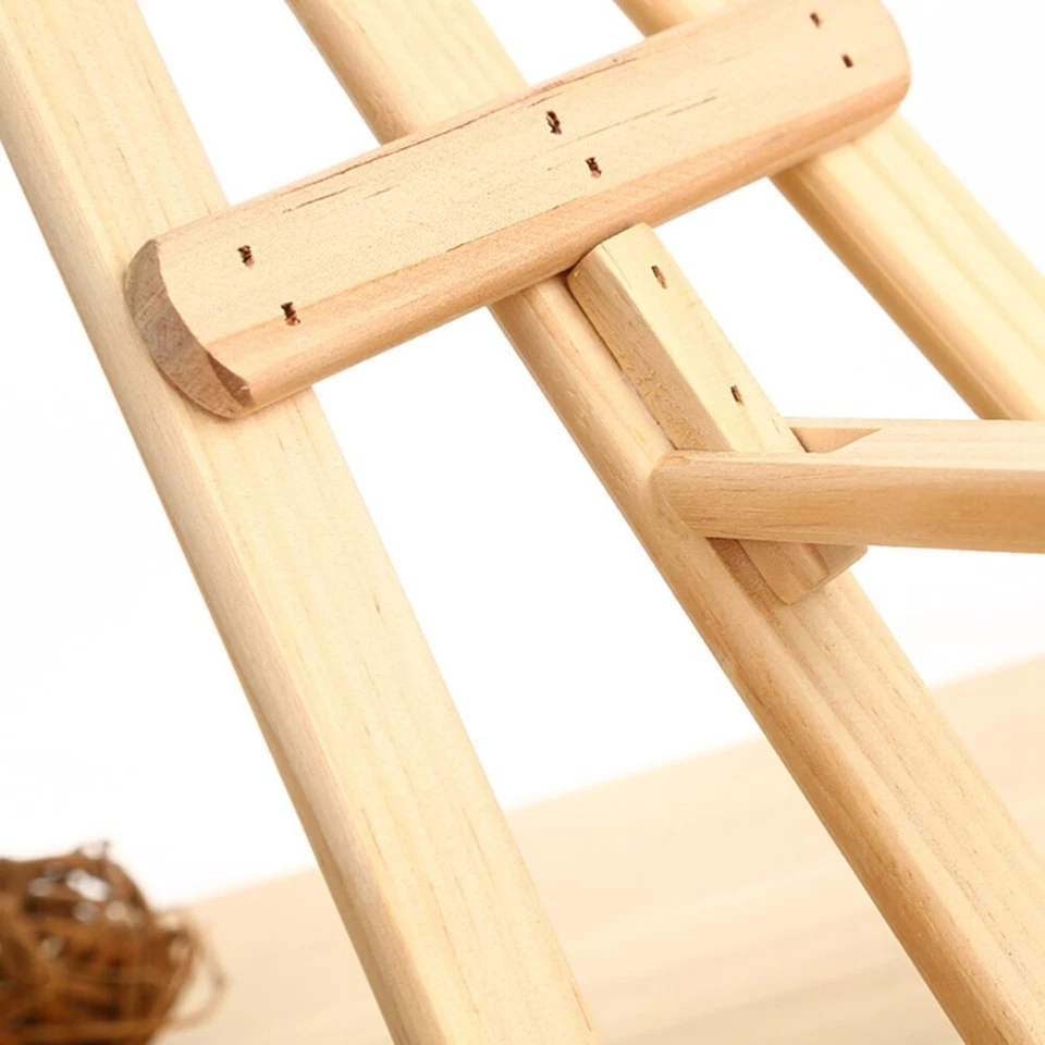 Wooden Easel Stand Drawing Stand Wood Wooden Tabletop Easel Message Board Stand - Image 4 of 4