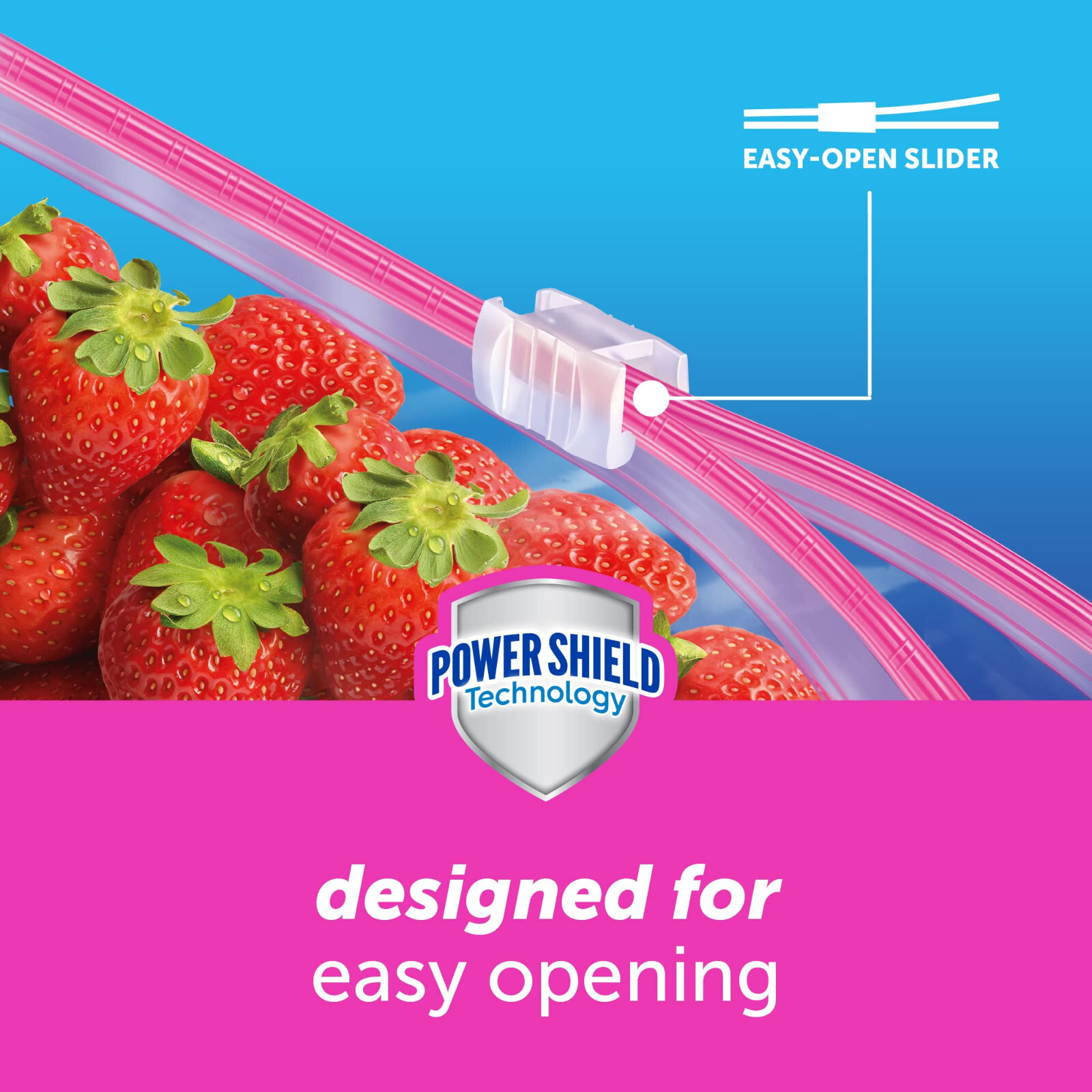 Ziploc Quart Food Storage Slider Bags 42 count