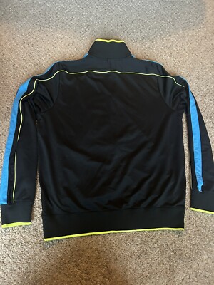 激レア Nike Rafael Nadal ジャケット 黒/青 Nike Rafael Nadal Tennis Jacket Summer Season 2012 Size XL