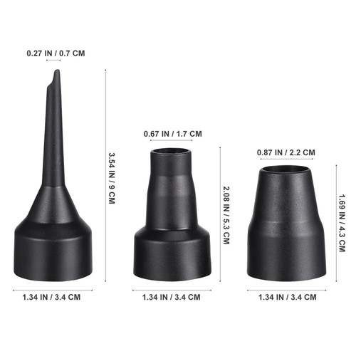 2 Sets Air Pump Replacement Nozzle Nozzles Inflatable Mouth Accessory - Picture 12 of 12