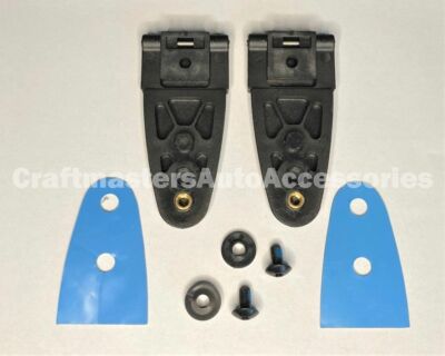 QGHAUC 2 All Glass Rear Door Hinges For LEER Truck Cap 100XL/100LE - Replacement For 103528