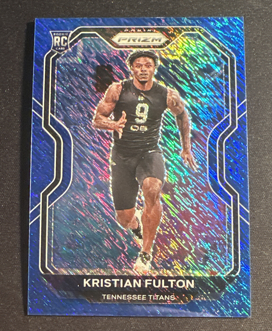 Kristian Fulton Panini Prizm #397 Autograph-Blue Shimmer