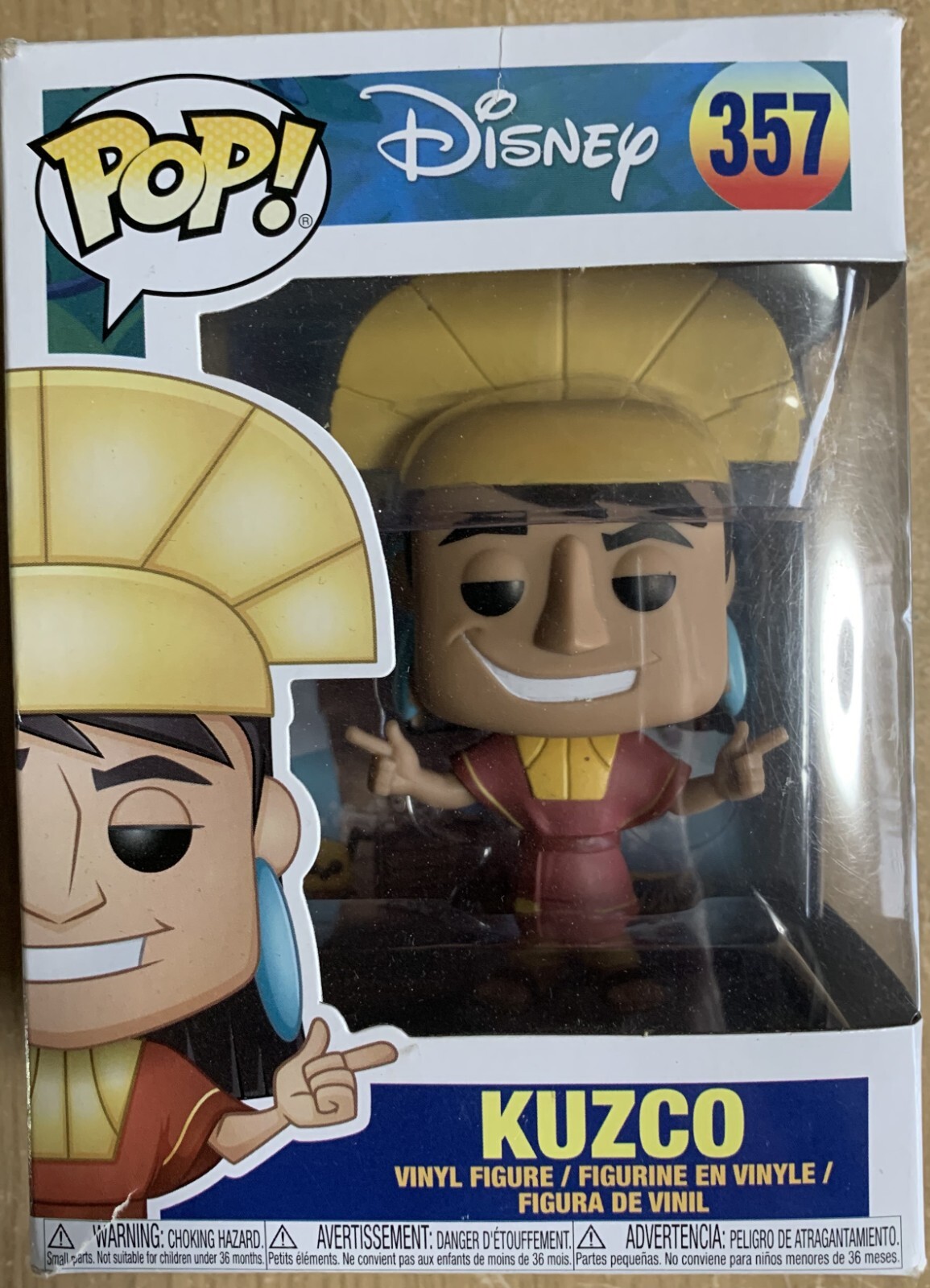 Funko Pop! Figura Vinilo Kuzco Disney The Emporer'S New Groove #357