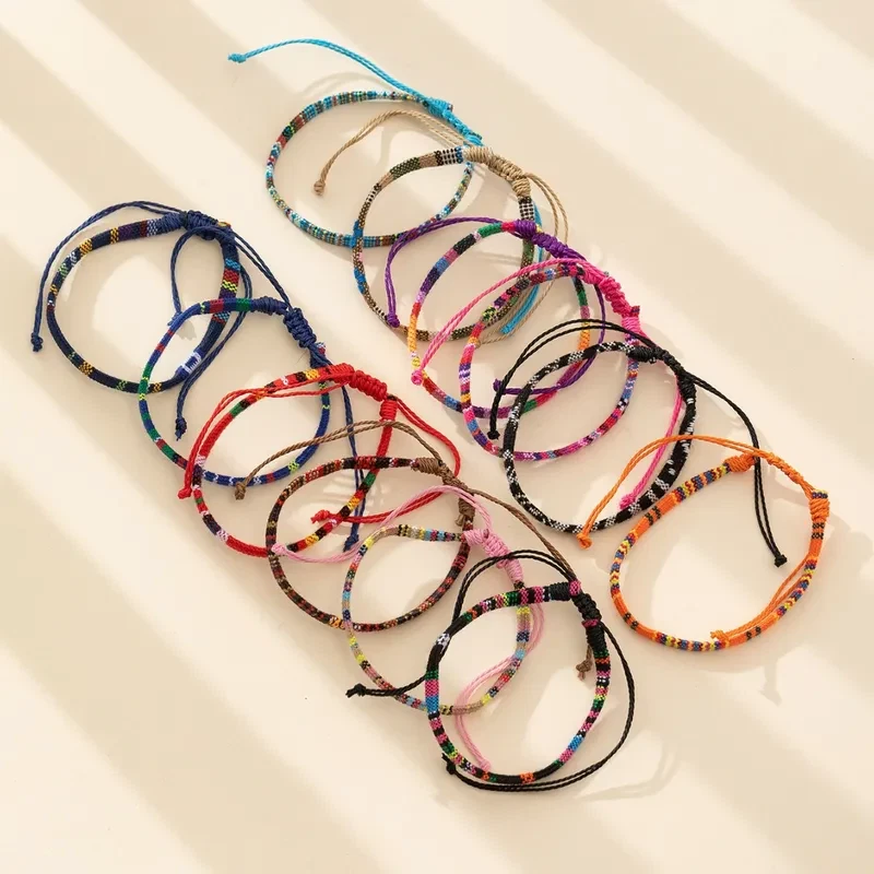 Freundschaftsarmband Surferarmband Herren & Damen  Boho  handgeknüpft 10 Farben - Bild 4 von 4