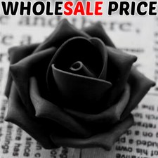 100 Pcs Large 6CM Artificial Flowers Foam Rose Heads Wedding Party Decor Bouquet