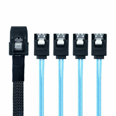 Mini SAS SFF-8087 36Pin to 4 SATA 7PIN HD Splitter Breakout Cable Connector 0.5M