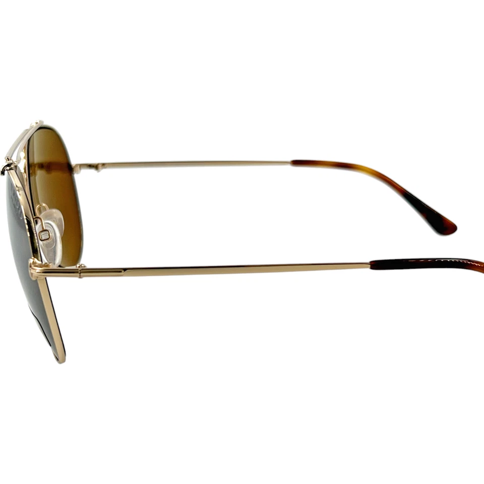 Tom Ford FT0497 Indiana Unisex Metal Polarizado Gafas de Sol 28H Oro Rosa 58-14 Foto 4 de 4