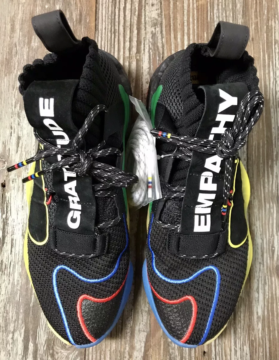 Adidas Boost LVL X PW CRAZY BYW PHARRELL Gratitude Empathy G27805 Size 8 8.5 10